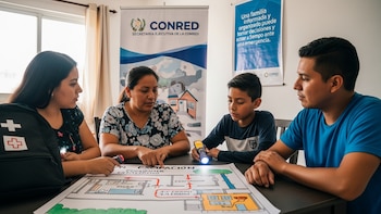 La SE-CONRED promueve el plan familiar de respuesta ante emergencias en Guatemala