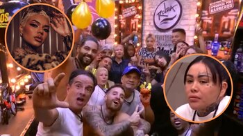 La empresaria demostró su molestia