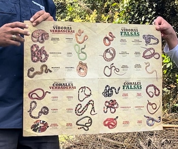 Efrén, el guía turístico, explica