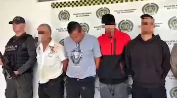 Seis integrantes de la banda Los Stone fueron capturados tras un operativo conjunto de la Gobernación, Policía Nacional, GAULA y Grupo de Operaciones Especiales - crédito Policía Nacional