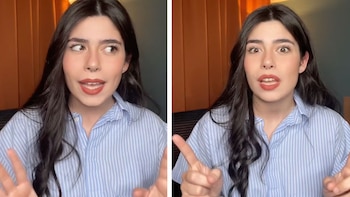 En el video, la joven