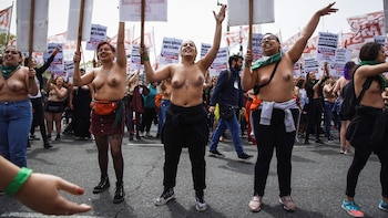 La manifestación se produjo en