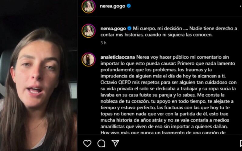 Ana Leticia Ocaña se solidarizó con Nerea Godínez (Recorte)