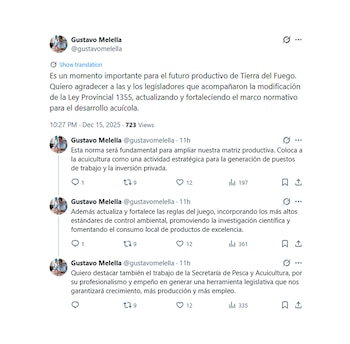 El mensaje del gobernador Gustavo