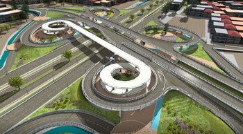 En la imagen, la intersección