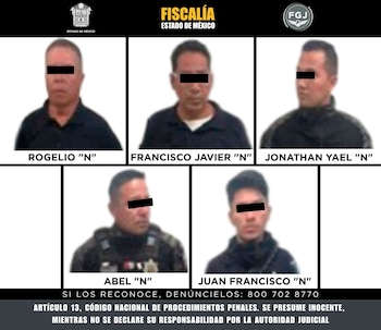 Cumplimentan orden de aprehensión comisario de Seguridad de Jilotzingo y a cuatro de sus agentes por secuestro exprés