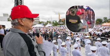 El ministro participó de un evento en la mañana del domingo 5 de mayo de 2024 - crédito MinDefensa