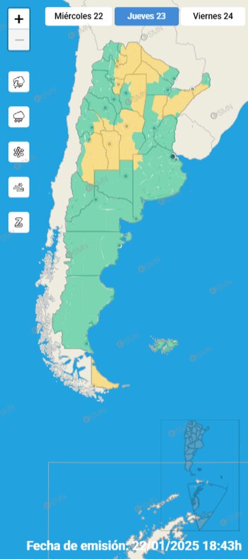 Alerta por lluvias en al