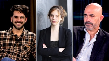 Gonzalo Heredia, Camila Fabbriy Eduardo Sacheri