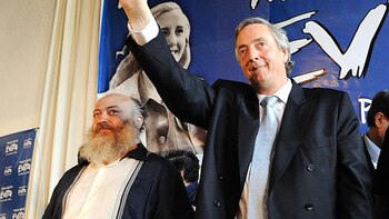 El entonces diputado Néstor Kirchner