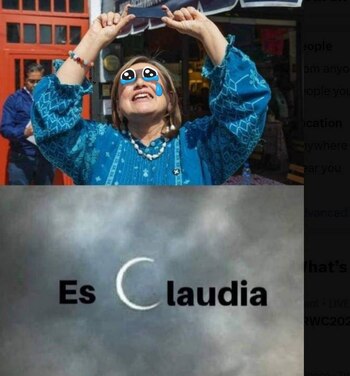 Memes eclipse Claudia Sheinbaum