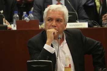 Carlos Alonso Lucio dijo que los hallazgos de corrupción del empalme serán enviados a la Fiscalía, la Procuraduría y otros órganos de control - crédito Sofía Toscano/Colprensa