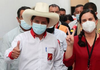El candidato presidencial de Perú
