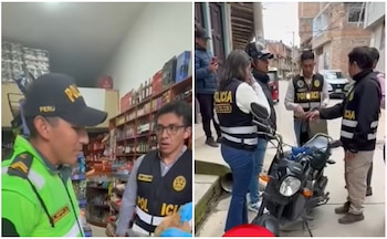 La intervención contó con billetes