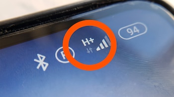 Cuál es el significado del símbolo H+ que aparece en tu celular