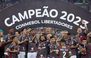 Fluminense se proclamó campeón de la Copa Libertadores 2023. Crédito: REUTERS/Sergio Moraes