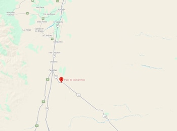 El hecho se produjo en la zona de Paso de las Carretas, en la ruta nacional 143, Mendoza