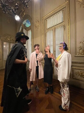 Desfile de sordos y autistas