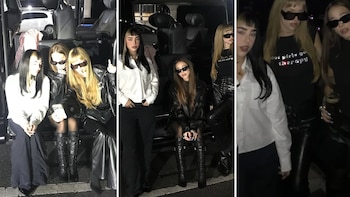 Ángela Torres, La Joaqui y Nicki Nicole en el show de Rosalía: salida de amigas y la selfie que generó polémica