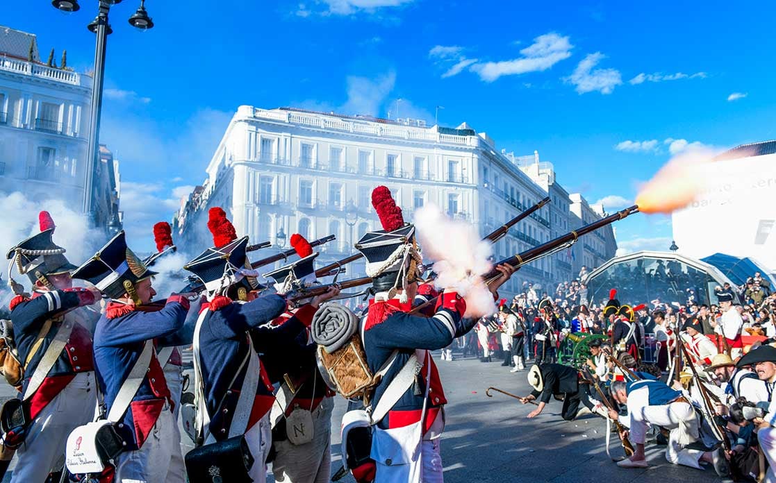 Recreación histórica de los sucesos del 2 de mayo (Comunidad de Madrid).