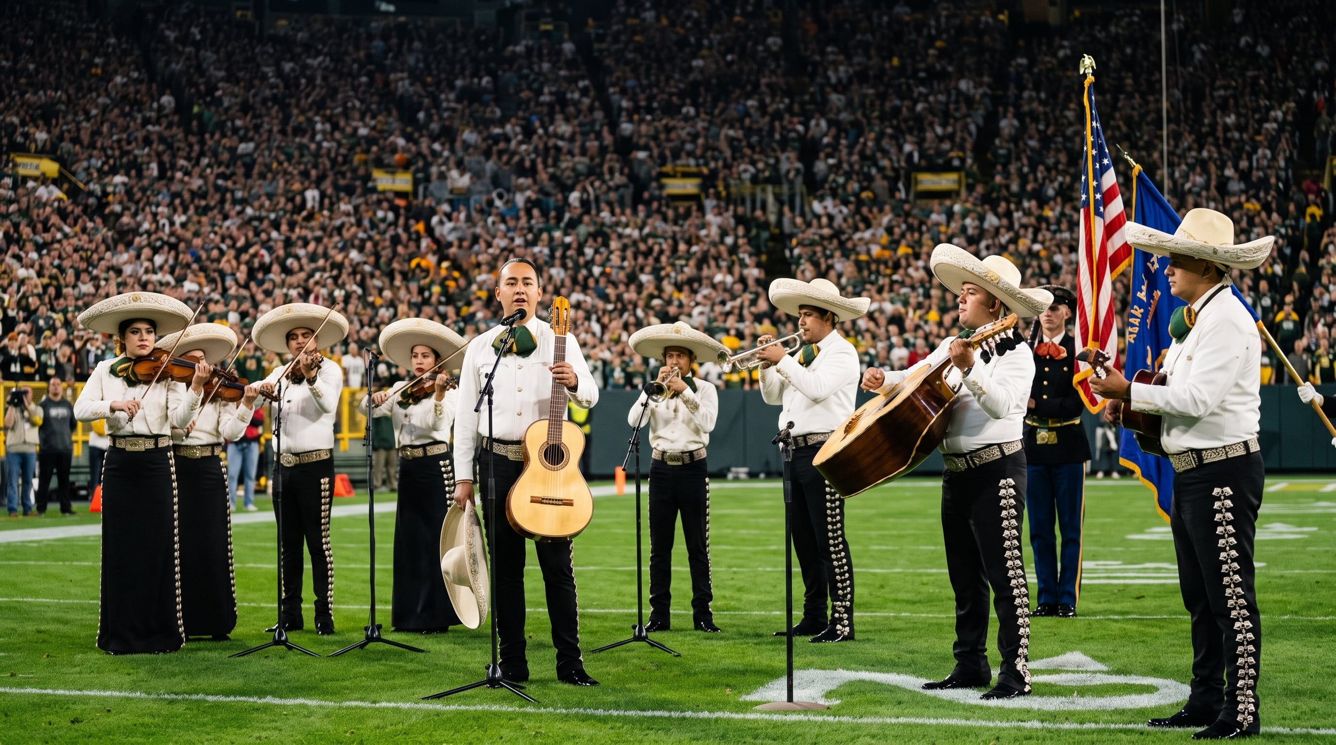 Mariachi Monumental de México cantó el himno de los Estados Unidos (Imagen Ilustrativa Infobae)