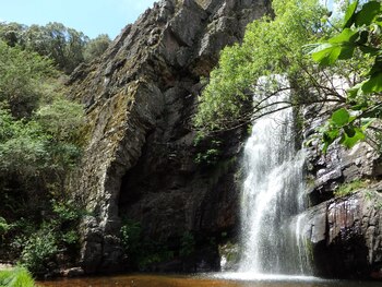 Cascada del Cañamar, en Guadalajara