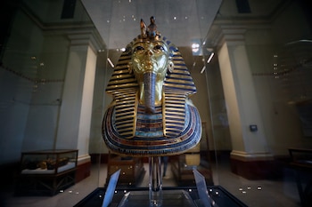 La máscara funeraria de Tutankamón