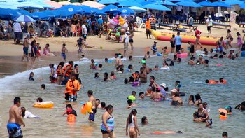 Así se ven las playas
