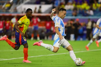 Lautaro Martínez anotó el gol