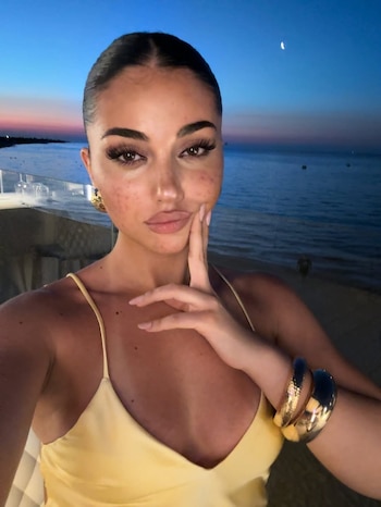 Subió una foto en el