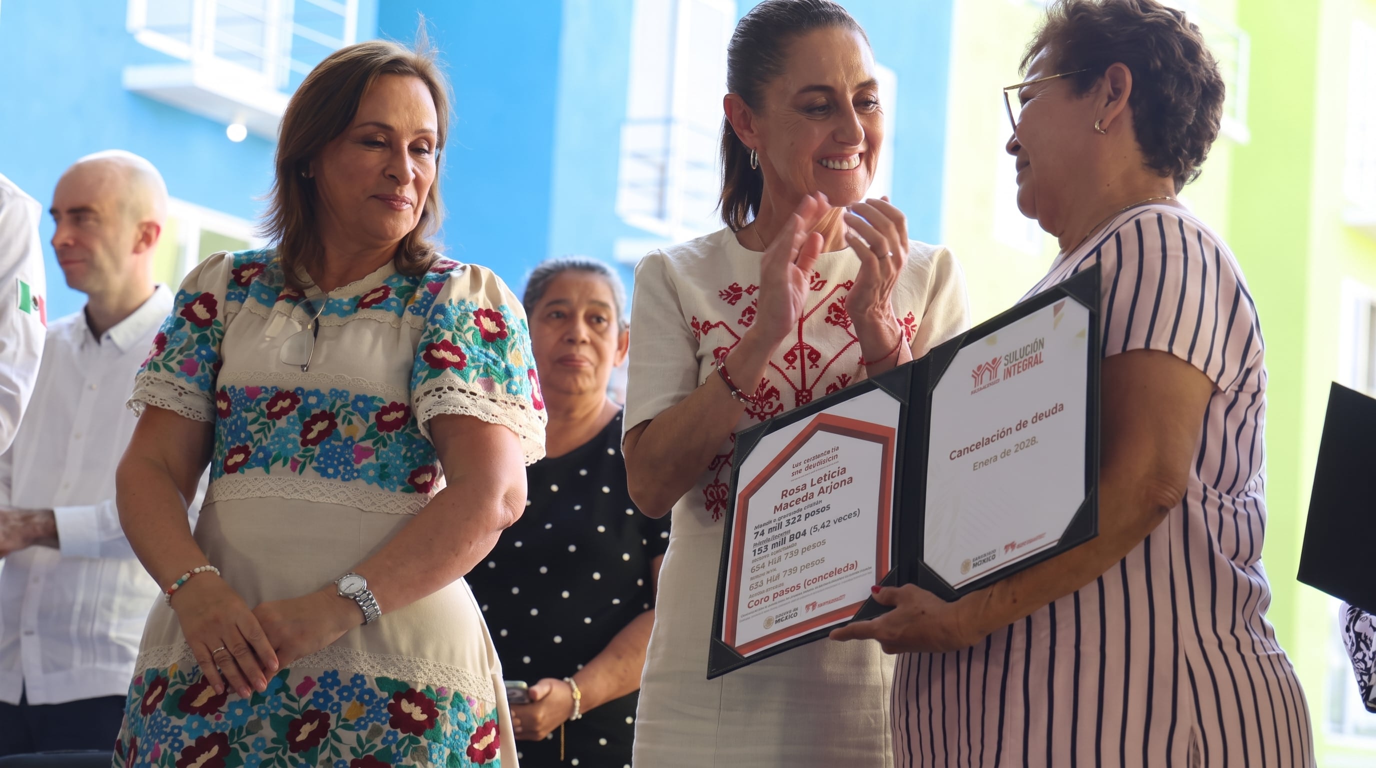El desarrollo habitacional fue inaugurado en enero por Claudia Sheinbaum como parte del programa Vivienda para el Bienestar. (Claudia Sheinbaum)