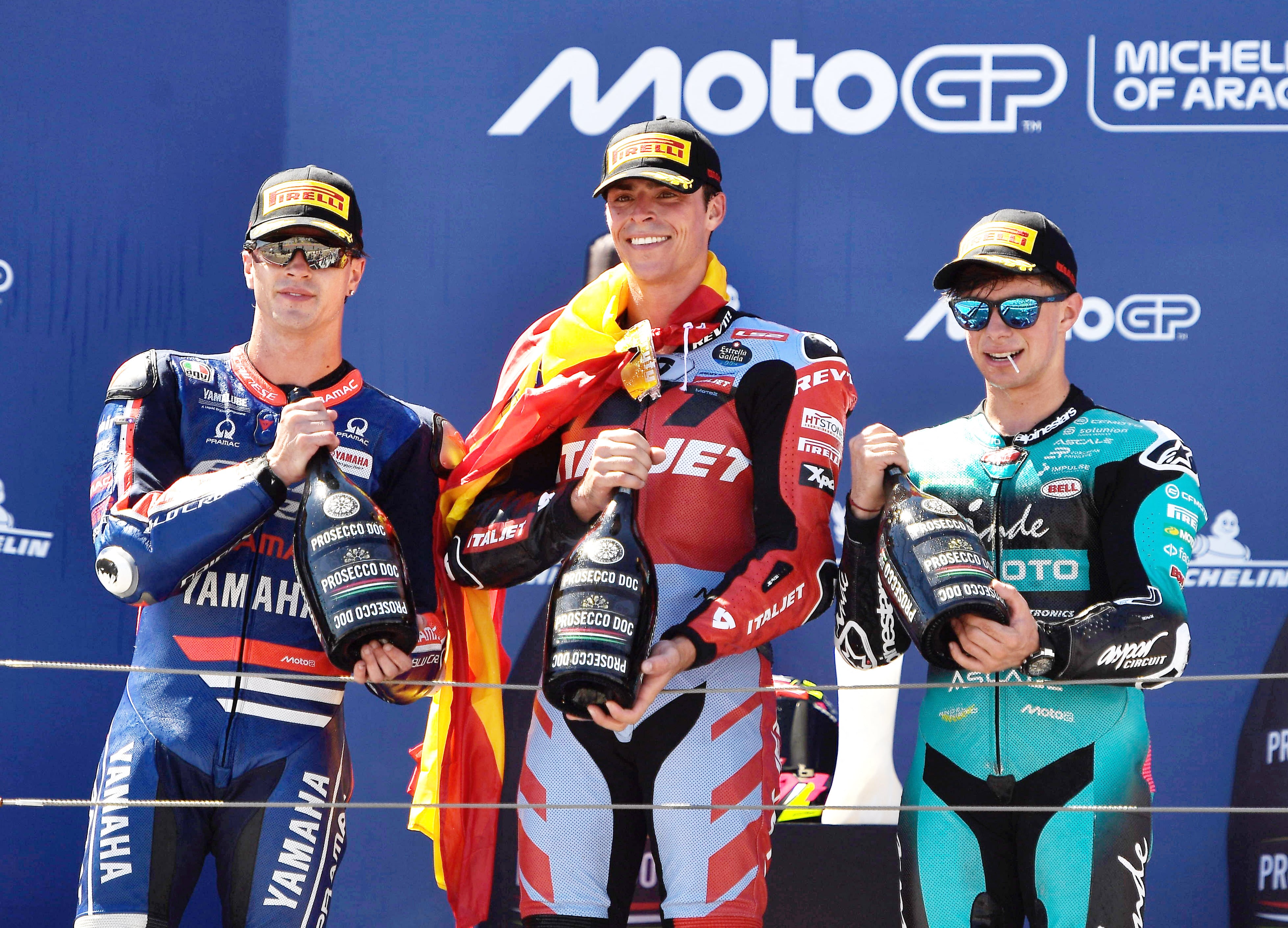 David Alonso cursa su última temporada en Moto2, antes de pasar a la categoría más importante del Moto GP - crédito Pablo Morano/REUTERS