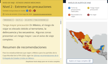 mapa riesgos México Mundial 2026 EEUU