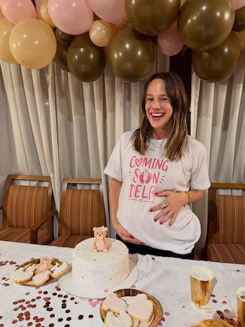 El baby shower sorpresa de Mica Lapegüe