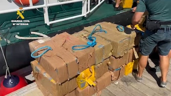 La Guardia Civil interviene más de 800 kilos de cocaína en Punta Umbría (Huelva)