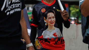 Birmania asegura a los países de la región que la Nobel de la Paz Aung San Suu Kyi se encuentra bien