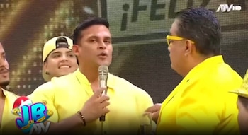 Christian Domínguez y Karla Tarazona