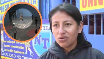 Madre de escolar que se