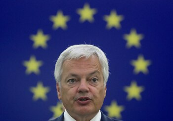 El comisario de Justicia europeo, Didier Reynders (REUTERS/Yves Herman)
