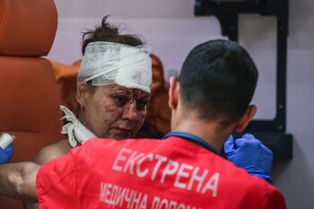 Kramatorsk - Bombardeo - Guerra Rusia Ucrania