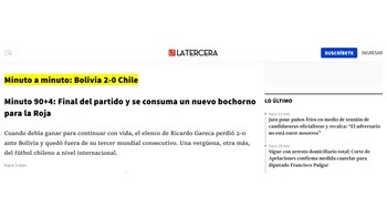 La reacción de La Tercera