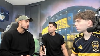 Paredes visitó al streamer Davoo Xeneize tras el triunfo de Boca: la polémica en el final, su elogio a Úbeda y la llegada de Dybala