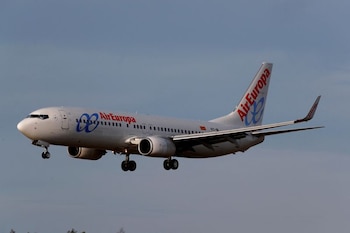 Un avión de Air Europa