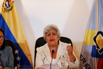 Tibisay Lucena, presidenta del Consejo