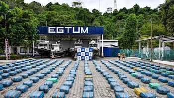 La Armada interceptó en el Pacífico colombiano una lancha Go-Fast con 6.072 kilos de marihuana rumbo a Costa Rica