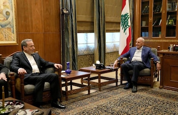09/01/2026 January 9, 2026, Beirut, Lebanon: Lebanon's Parliament Speaker NABIH BERRI (R) meets with Iranian Foreign Minister ABBAS ARAGHCHI in Beirut.
POLITICA
Iranian Foreign Ministry / Zuma Press / Europa Pre