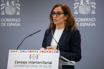 La ministra de Sanidad, Mónica