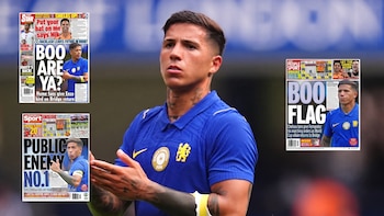 “Enemigo público N°1”: la brutal crítica de la prensa inglesa a Enzo Fernández tras ser abucheado por los hinchas del Chelsea