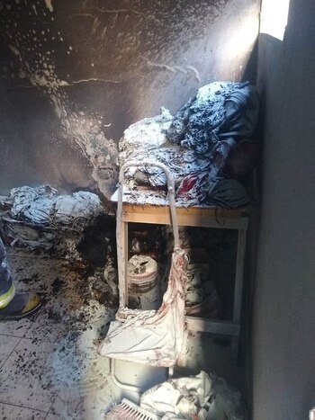 El fuego se habría desatado