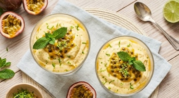 mousse de maracuya y queso crema -México- 18 abril